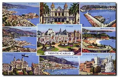 Cartes postales Monte Carlo Le Casino et les Terrasses