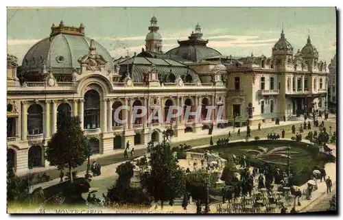 Cartes postales Monte Carlo Le casino