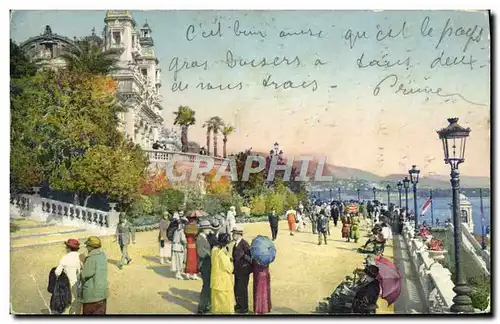 Cartes postales Monaco Monte Carlo Le casino et les terrasses