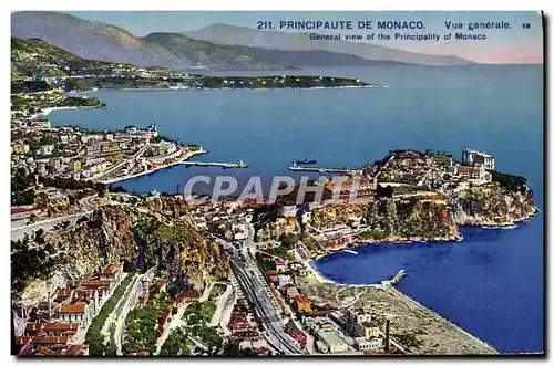 Cartes postales Monaco Vue generale