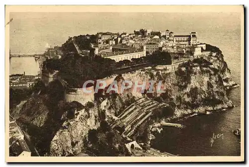 Cartes postales Monaco Le rocher