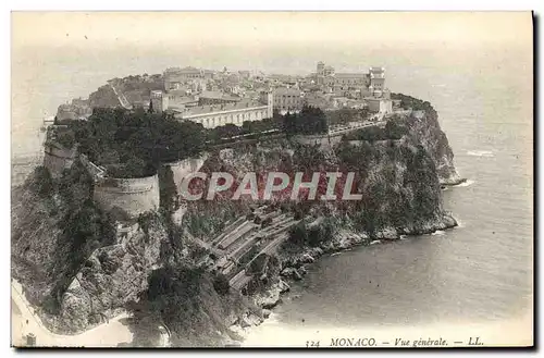 Cartes postales Monaco Vue generale