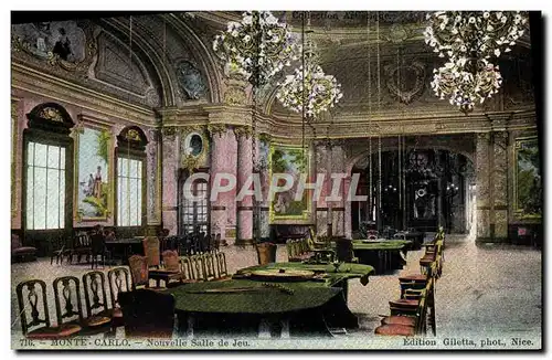 Cartes postales Monte Carlo Nouvelle Salle de Jeu