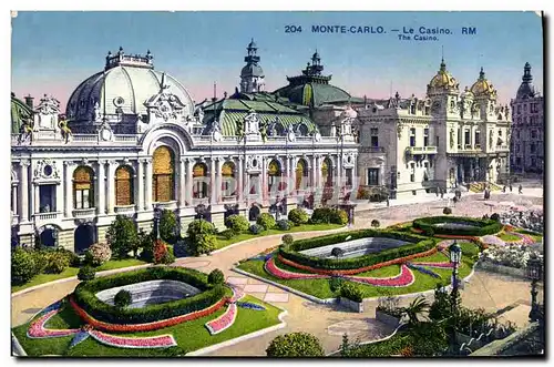 Cartes postales Monte Carlo Le Casino