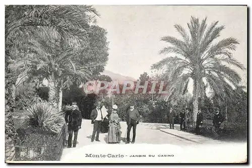 Cartes postales Monte Carlo Jardin Du Casino