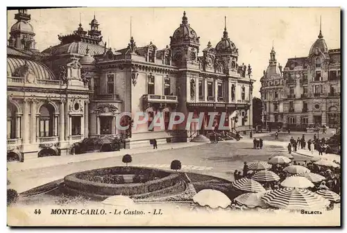 Cartes postales Monte Carlo Le Casino