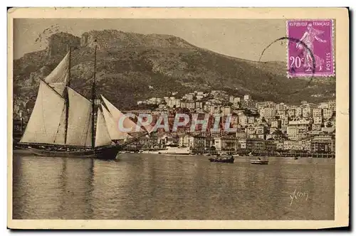 Cartes postales Monte Carlo La rade Bateau