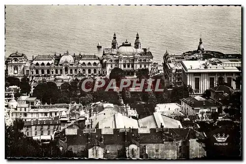 Cartes postales moderne Monte Carlo Le Casino et les Jardins