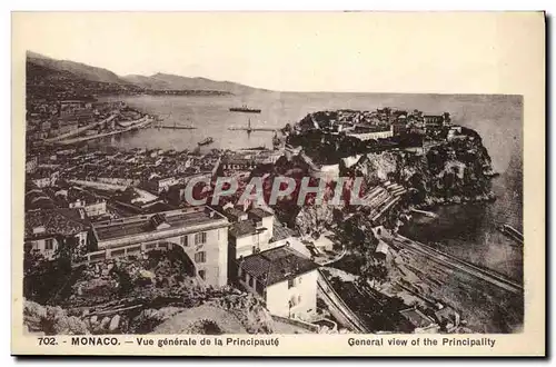 Cartes postales Monaco Vue Generale de la Principaute