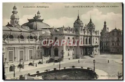 Cartes postales Monte Carlo Facade du Casino