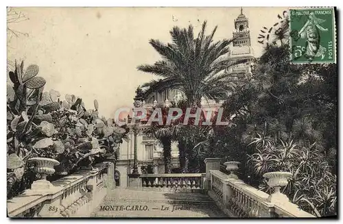 Cartes postales Monte Carlo Les Jardins