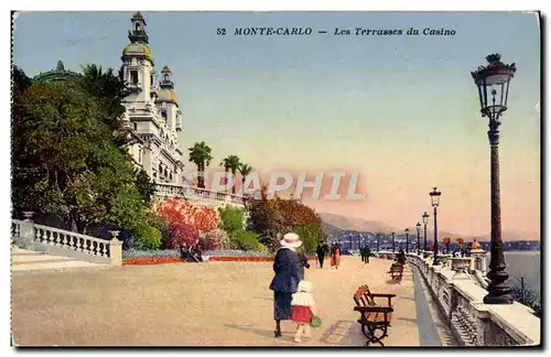 Cartes postales Monte Carlo Les Terrasses du Casino