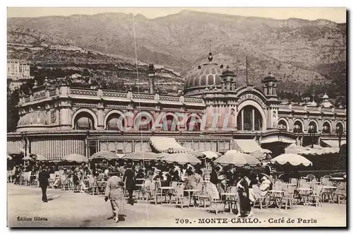 Cartes postales Monte Carlo Cafe de Paris