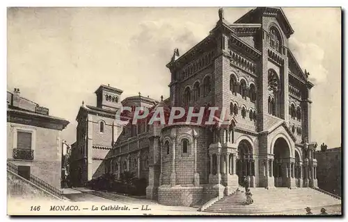 Cartes postales Monaco La Cathedrale