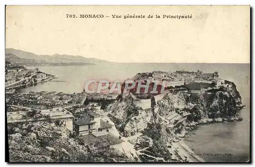Cartes postales Monaco Vue Generale de la Principaute