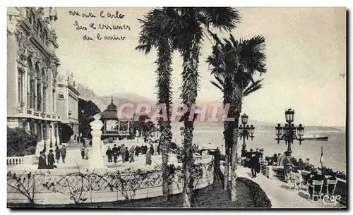 Cartes postales Monte Carlo Les terrasses du casino