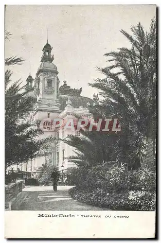 Cartes postales Monte Carlo Theatre Du Casino