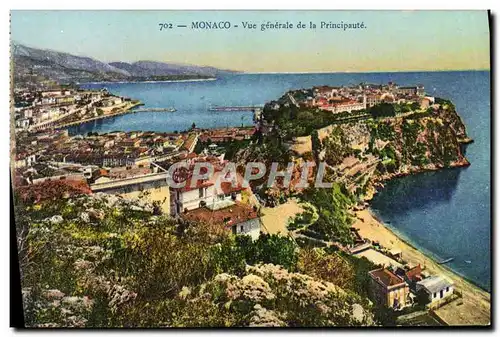 Cartes postales Monaco Vue Generale de la Principaute