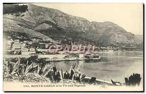 Cartes postales Monte Carlo et le Tir Aux Pigeons