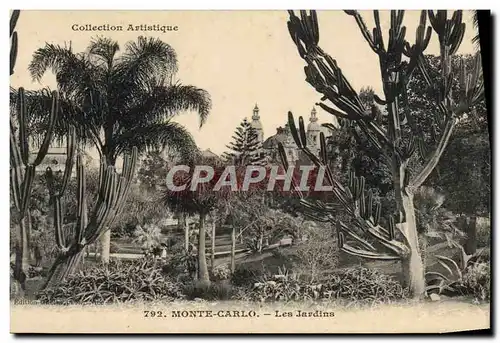 Cartes postales Monte Carlo Les Jardins