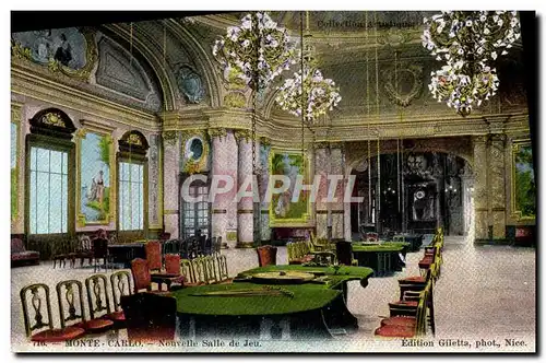 Cartes postales Monte Carlo Nouvelle Salle de Jeu