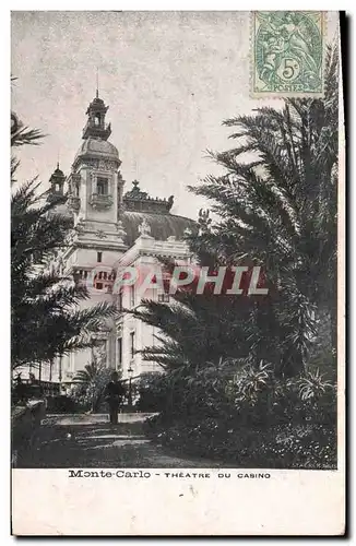 Cartes postales Monaco Monte Carlo Theatre Du Casino