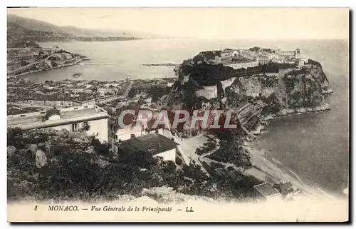 Cartes postales Monaco Vue Generale de la Principaute