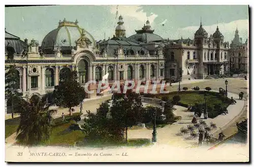Cartes postales Monte Carlo Ensemble du Casino