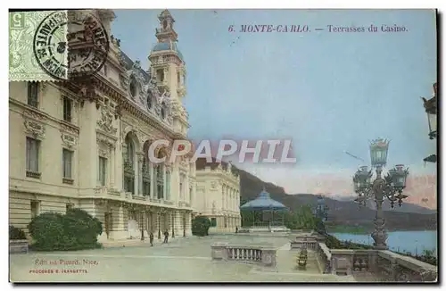 Cartes postales Monte Carlo Terrasses du Casino