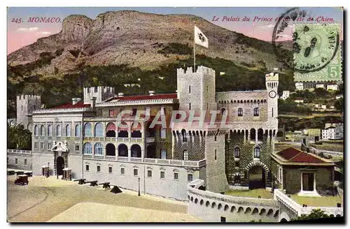 Cartes postales Monaco Le Palais du Prince et la Tete de Chien