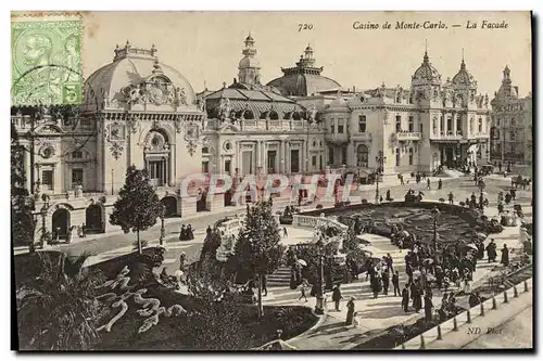 Cartes postales Monte Carlo La Facade