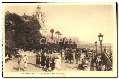 Cartes postales Monaco Monte Carlo Le Casino et les Terrasses