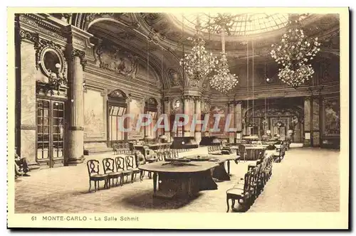 Cartes postales Monte Carlo La Salle Schmit