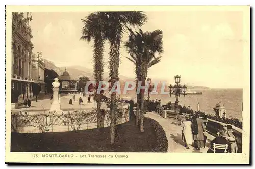 Cartes postales Monte Carlo Les Terrasses du Casino