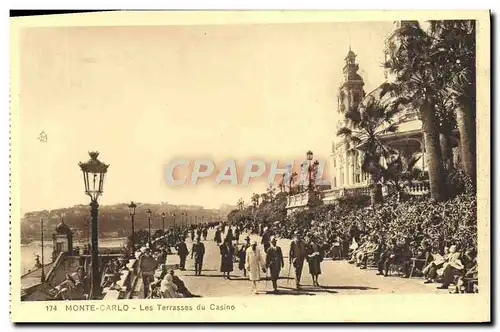 Cartes postales Monte Carlo Les Terrasses du casino