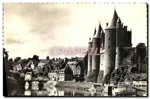 Moderne Karte Josselin Vue Generale du Chateau et de La Ville