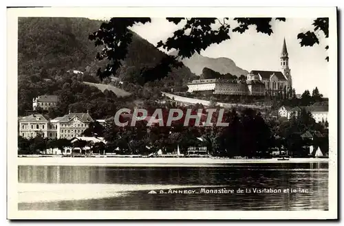 Cartes postales moderne Annecy Monastere de la Visitation et le lac