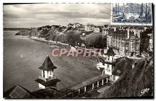 Cartes postales moderne Granville La plage a maree haute