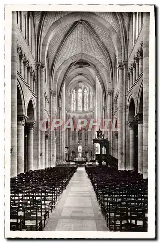 Cartes postales moderne Le Mans Interieur de la Cathedrale La grande nef