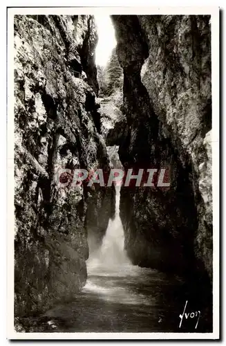 Ansichtskarte AK Gorges De La Diosaz Pont Naturel et Cascade du Soufflet