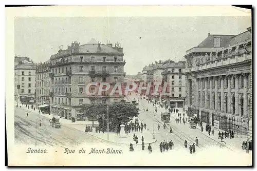 Cartes postales Geneve Pont du Mont Blanc