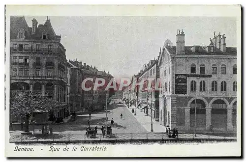 Cartes postales Geneve Rue de la Corraterie