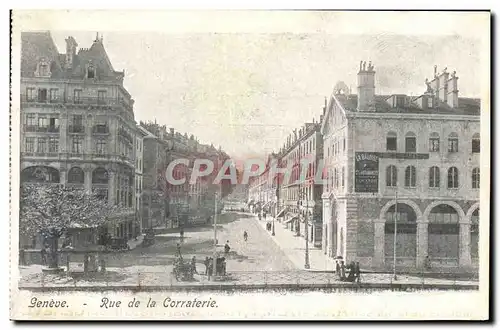 Cartes postales Geneva Rue de la Corraterie