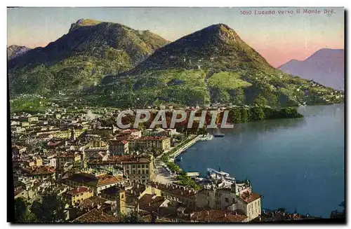Cartes postales Lugano Verso il Monte Bre