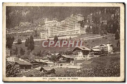 Cartes postales Leysin Vue Sur Les Hotels