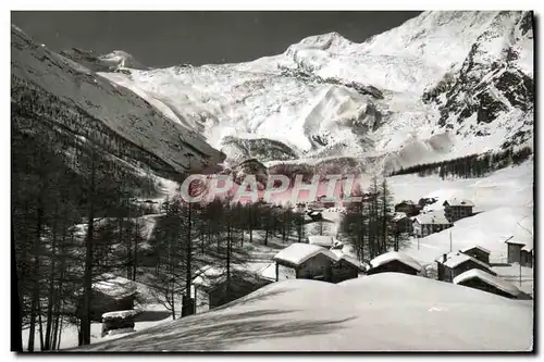 Cartes postales moderne Saas Fee Allalinhorn Alphubel Feegletscher