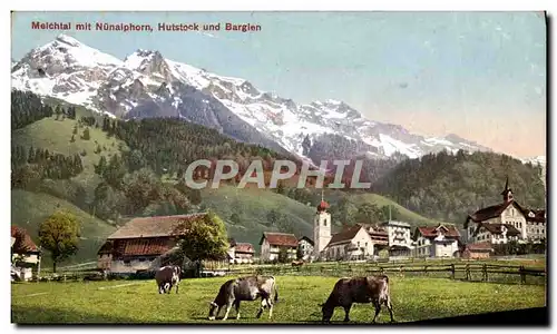 Cartes postales Melchtal Mit Nunalphorn Hutstock Und Barglen