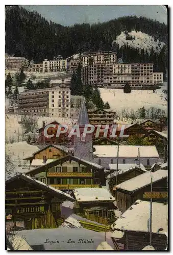 Cartes postales Leysin Les Hotels