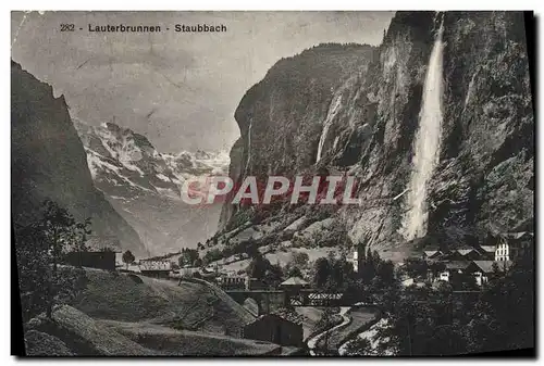 Cartes postales Lauterbrunnen Staubbach