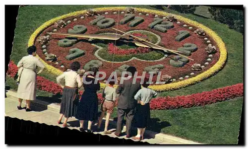 Cartes postales moderne Geneve L&#39Horloge Fleurie